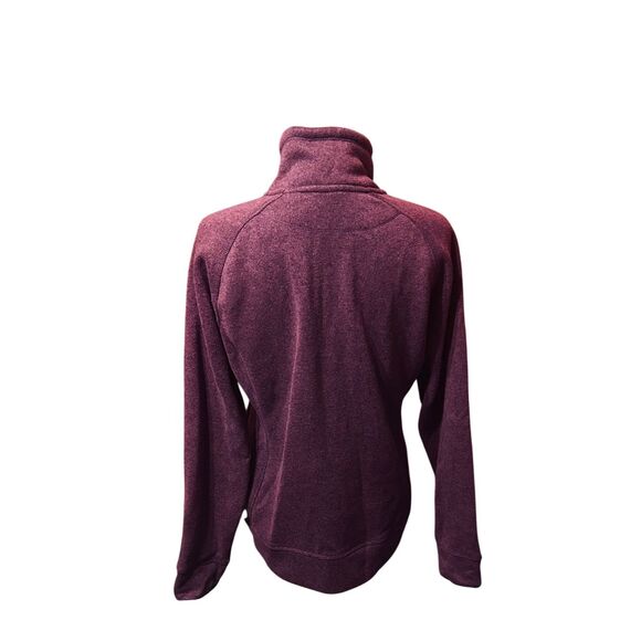 The North Face Jacket Womens Large Sweater Full Zip Purple - Picture 2 of 3